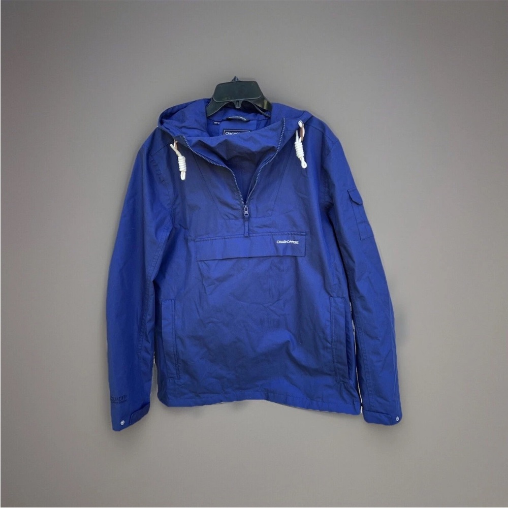 Craghoppers Waterproof Pullover Outdoor Jacket Blue Small